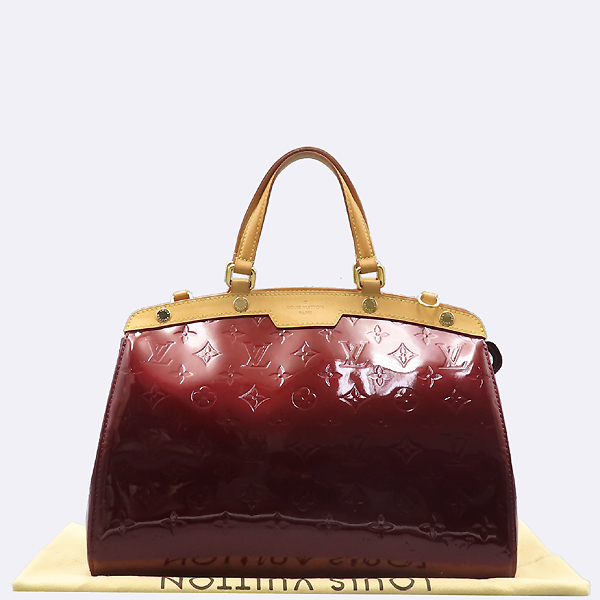 Louis Vuitton(루이비통)  M91690 모노그램 베르니 아마랑뜨 브레아 MM 토트백 : 고이비토