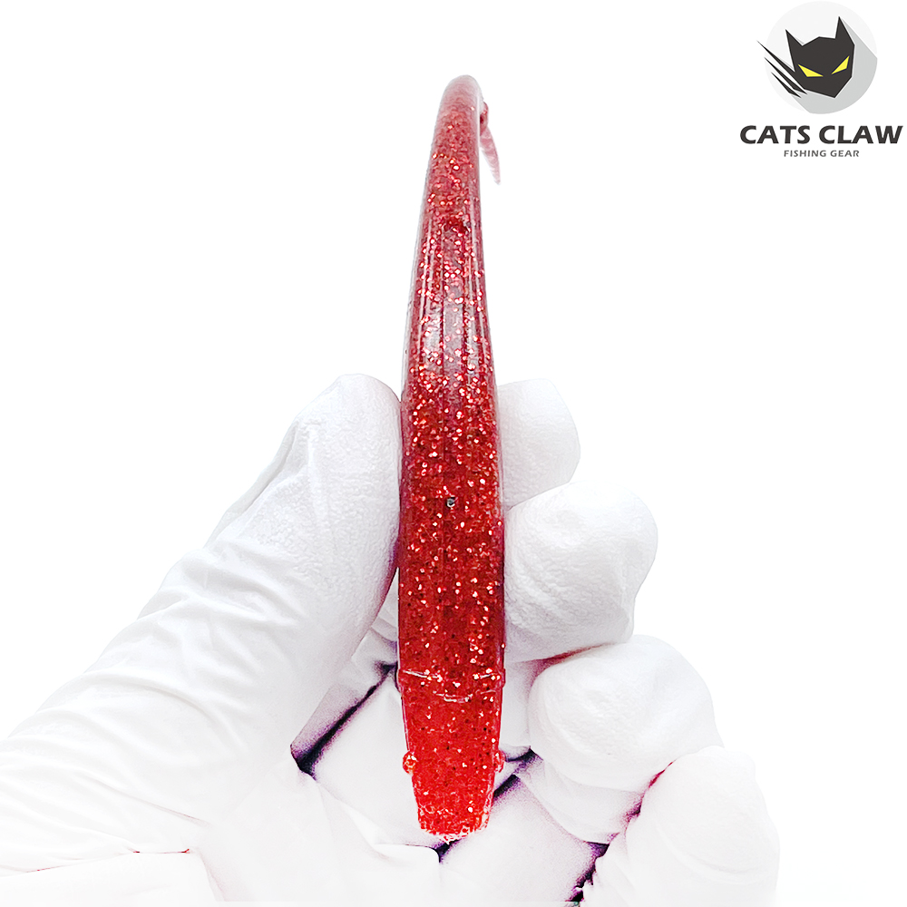 캣츠크로우 모비딕쉐드 광어웜 다운샷웜 레드골드 T05, 12.7cm(5인치) - 상세 이미지 4