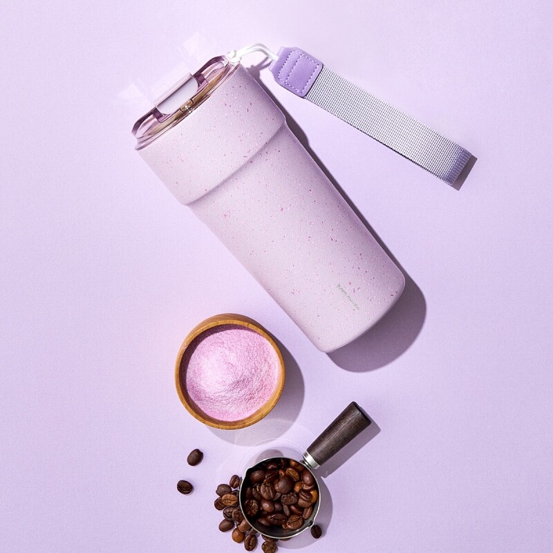 락앤락 커피맛이 좋은 세라믹 텀블러 빅머그 650ml 카페잔 바닐라라떼 사진 네임이름 인쇄 - 상세 이미지 5