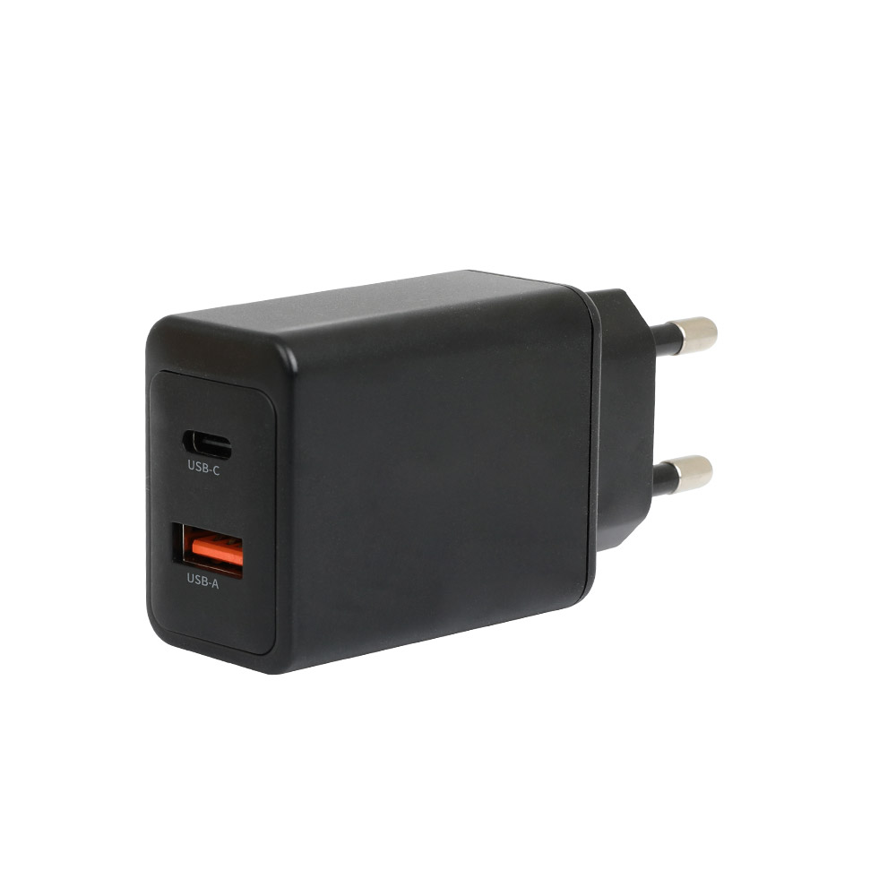 45W 고속 충전기 GaN PD3.0 PPS USB C타입 A타입 2포트 블랙 - 상세 이미지 3
