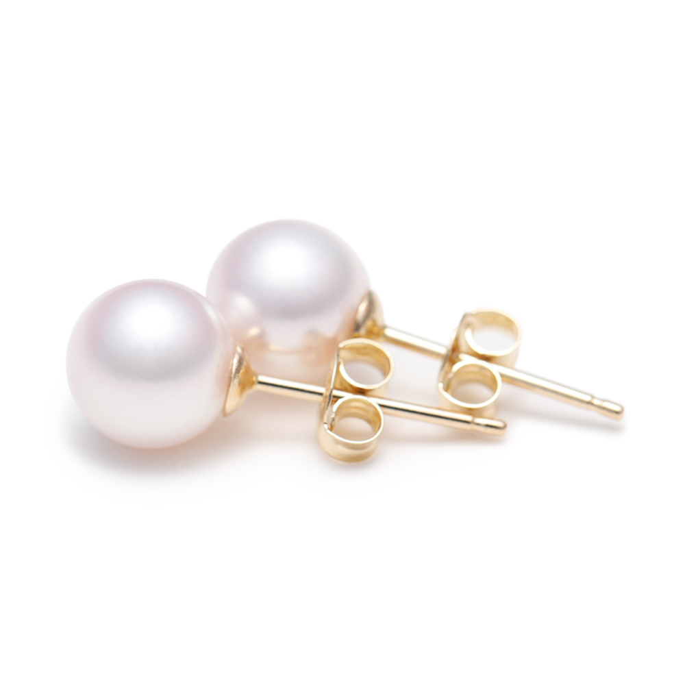 14K 18K 단아한 아코야 해수 진주귀걸이 8.5mm 9mm AAA+(감정서 포함)