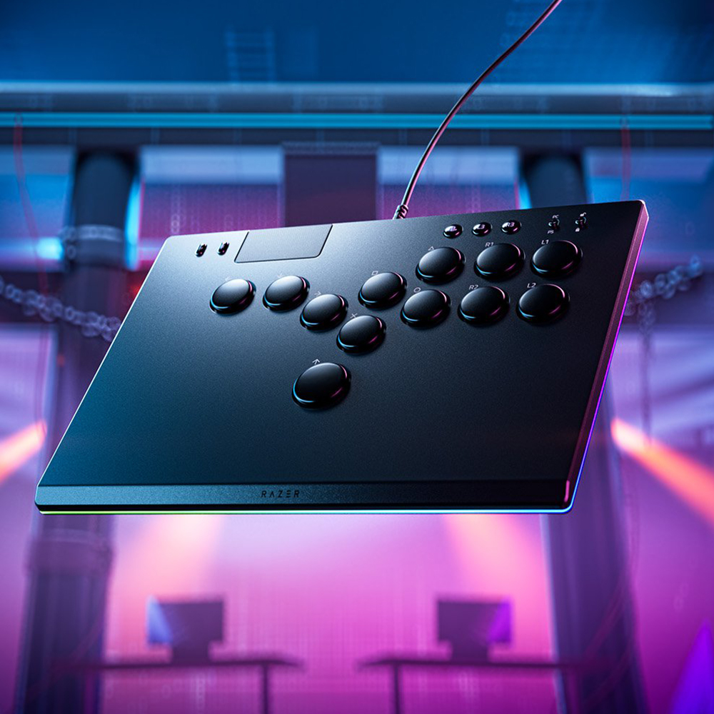 [혜택가 34만]레이저 키츠네 아케이드 히트박스 컨트롤러 PC PS5 스파6 철권 대전 격투게임