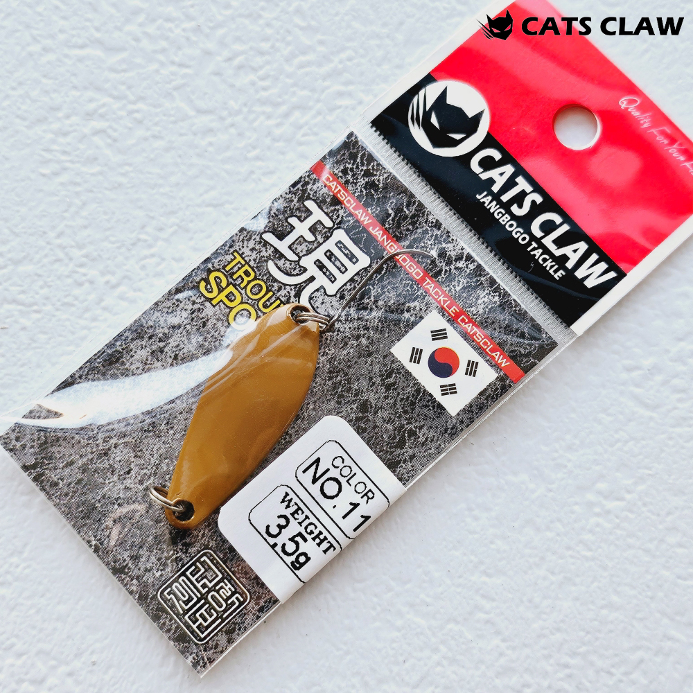 캣츠크로우 마이크로 송어 꺽지 현 스푼 11, 3.5g - 메인 이미지