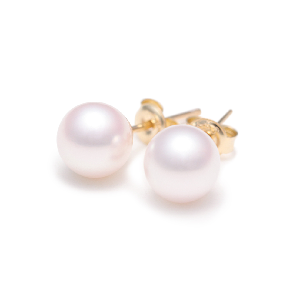 14K 18K 단아한 아코야 해수 진주귀걸이 8.5mm 9mm AAA+(감정서 포함)