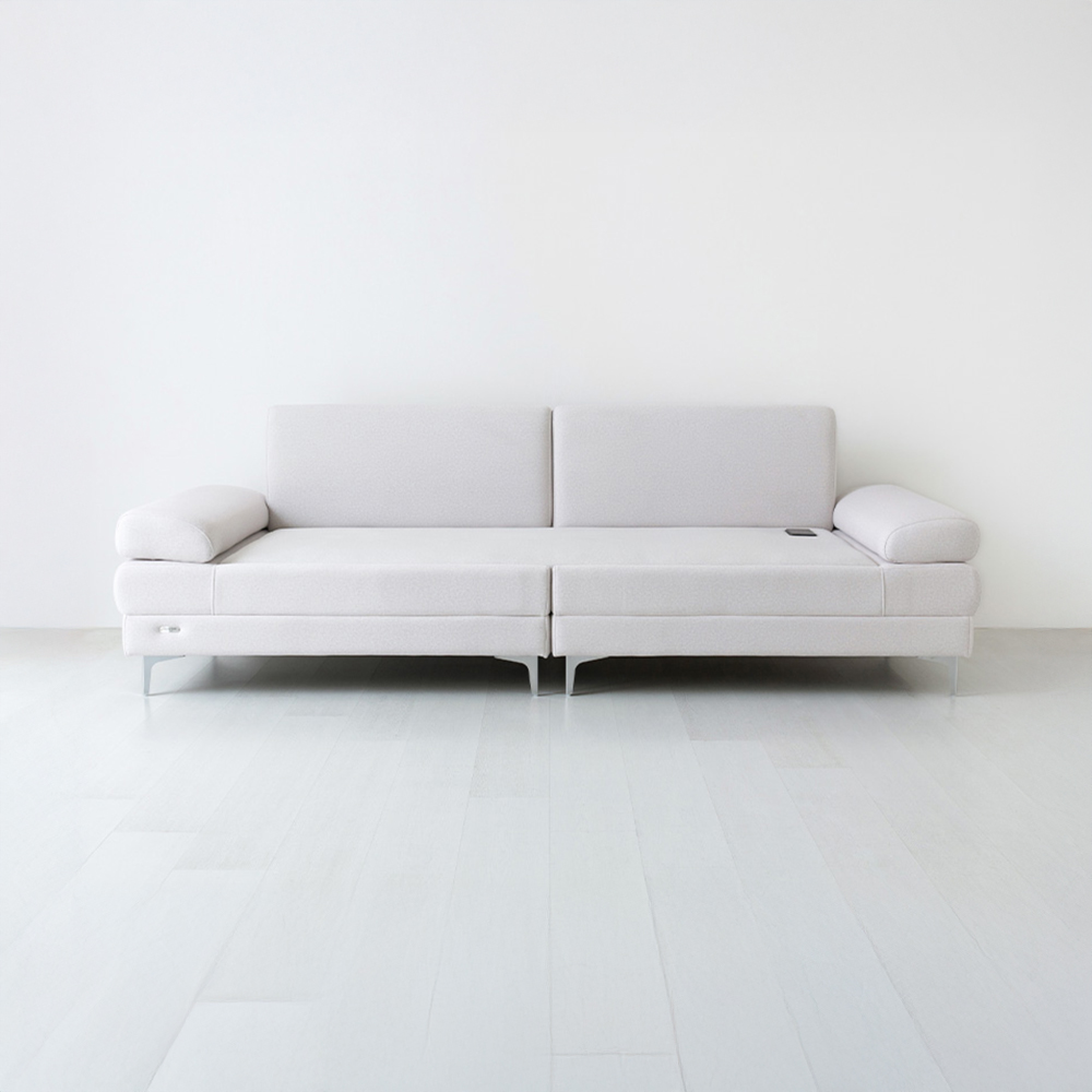 ONDOR 패브릭 흙소파 3인 코모도 라이트그레이