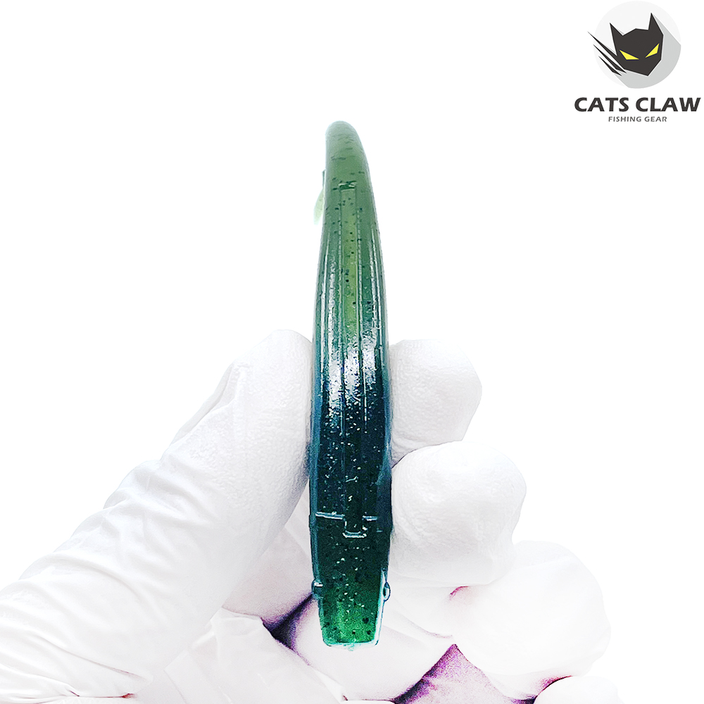 캣츠크로우 모비딕쉐드 광어웜 다운샷웜 워터멜론 027, 12.7cm(5인치) - 상세 이미지 4