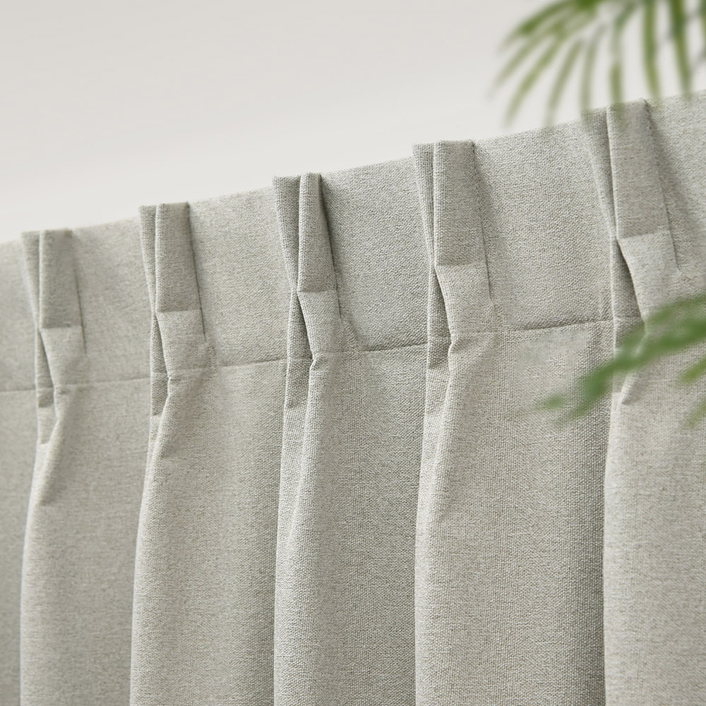 아라크네 나비주름 형상기억 100% 암막커튼 거실 양면 에반 110x230