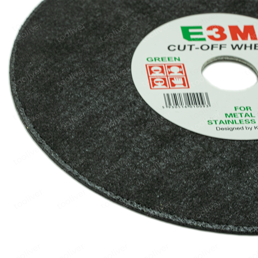 절단석 E3M 그라인더날 연마작업 스텐 철 절단 125mm, 1개 - 상세 이미지 3