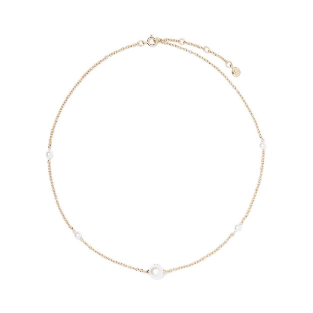 베이프 우먼즈 목걸이 BAPY LOGO PEARL NECKLACE 1월 2주차 신상 YL20-282-312 - 메인 이미지
