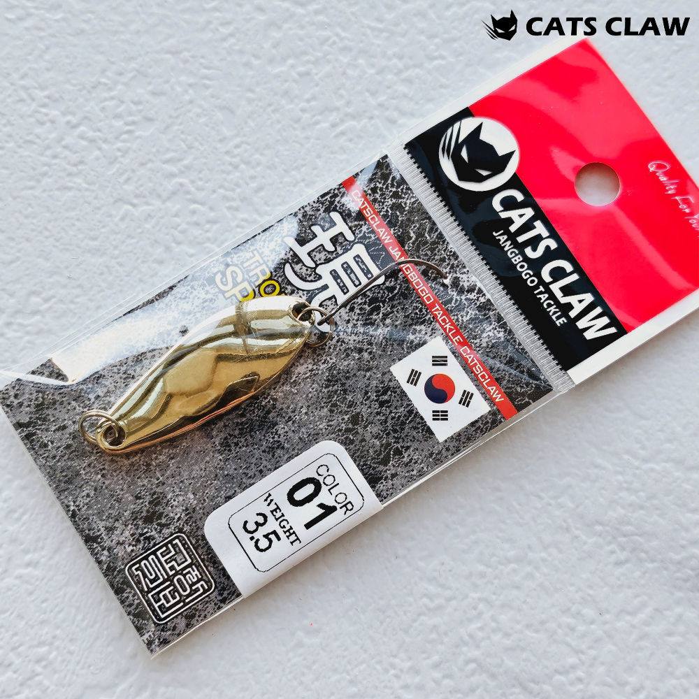 캣츠크로우 마이크로 송어 꺽지 현 스푼 01, 3.5g - 메인 이미지
