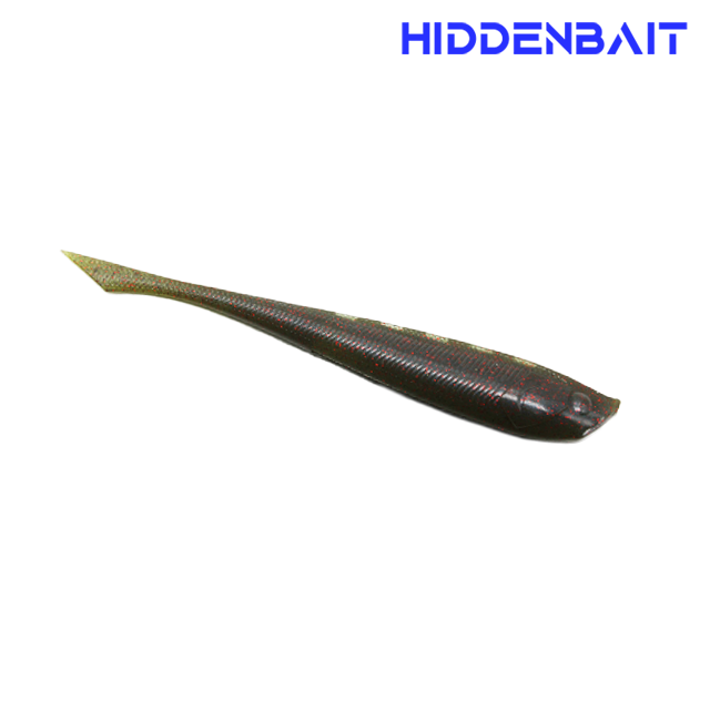 히든베이트 에이레네 광어웜 UV집어제첨가 소프트웜 다운샷웜 007 PUMPKIN RED, 12.7cm(5인치) - 상품 이미지