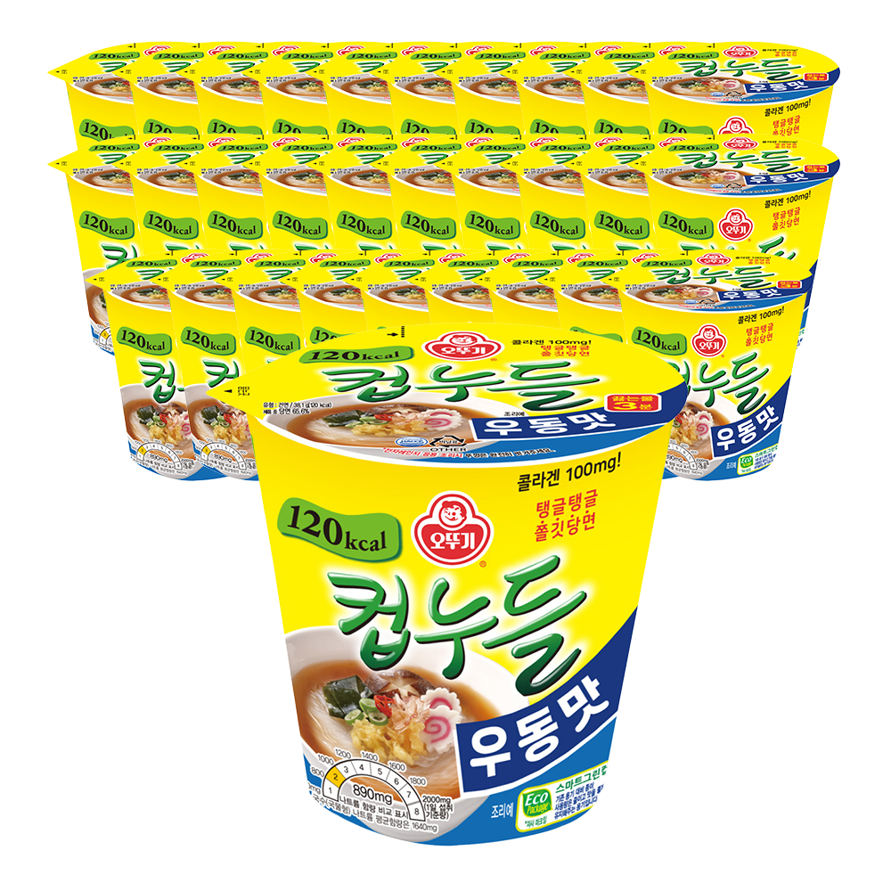 오뚜기 컵누들 우동맛 38.1g, 30개 - 메인 이미지