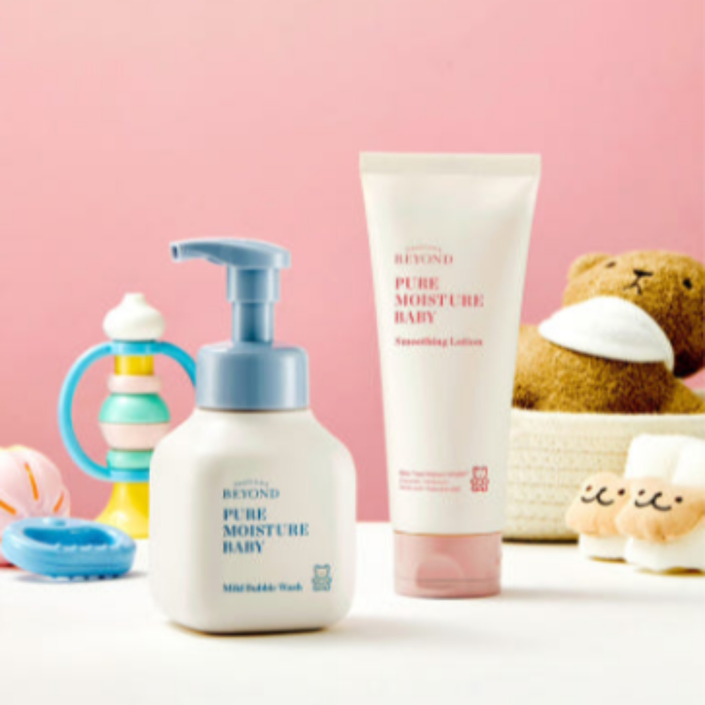비욘드 퓨어 베이비 로션 200 mL + 버블 워시 350 mL : 비엔에스토어
