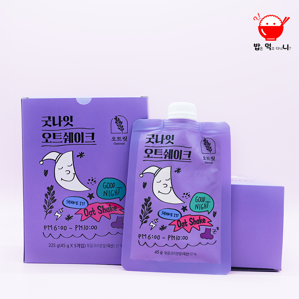 아침대용식 원픽 국산 선식 귀리쉐이크 한끼 식사대용 간편식 혼합비타민제 첨가 굿모닝 굿나잇 이미지 8