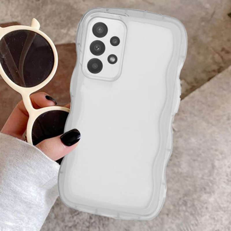 웨이브 쿠션 케이스 투명, 갤럭시 노트20