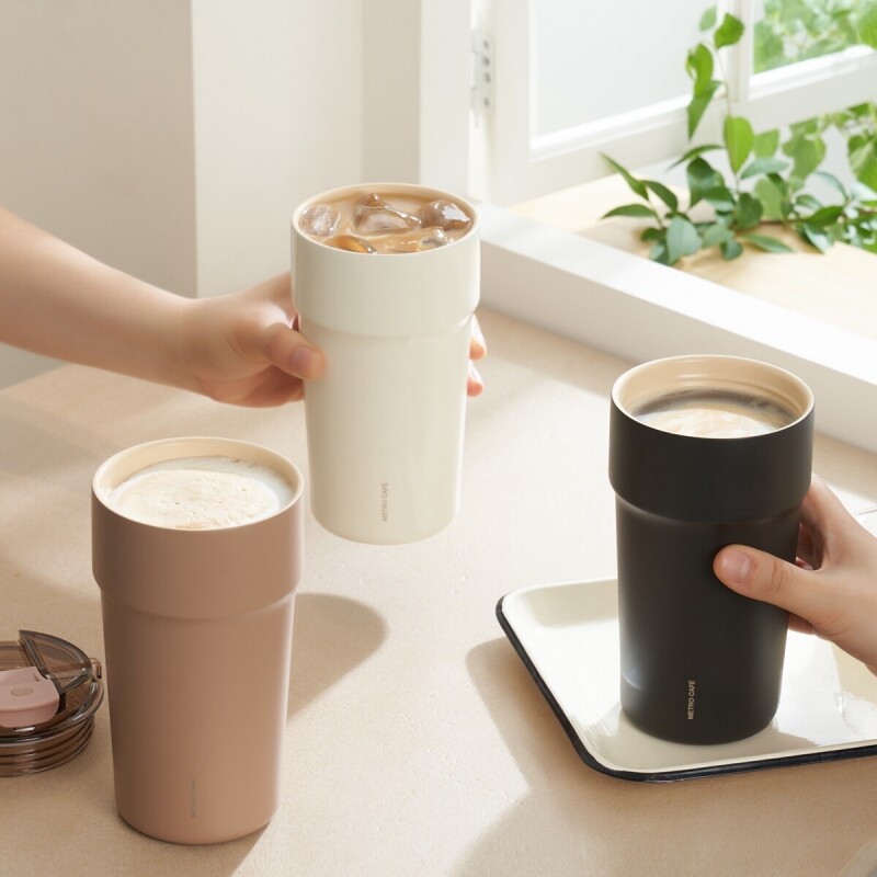 락앤락 커피맛이 좋은 세라믹 텀블러 머그 500ml 카페잔 바닐라라떼 네임 포토 이름인쇄 - 상세 이미지 2