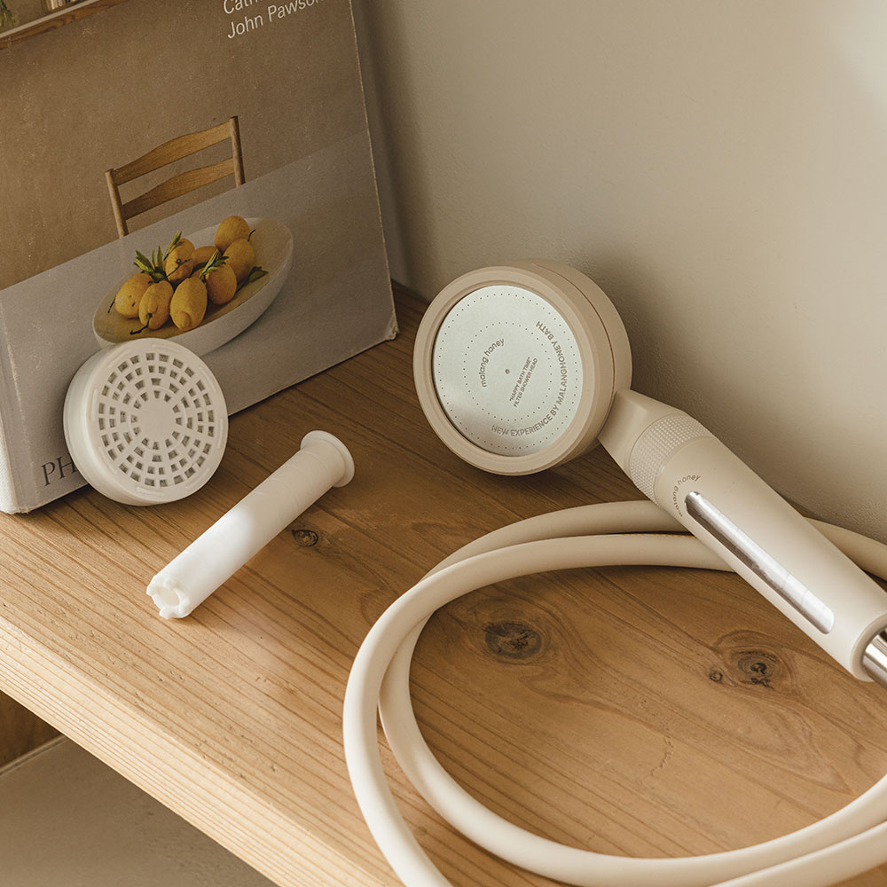 말랑하니 온오프 아기 샤워기 헤드 필터 미세조절