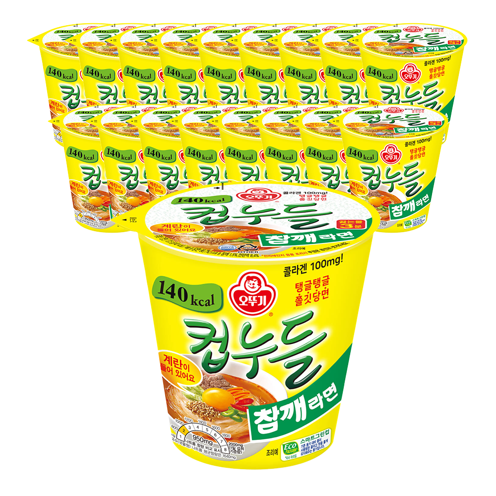 오뚜기 컵누들 참깨라면 37.5g, 18개