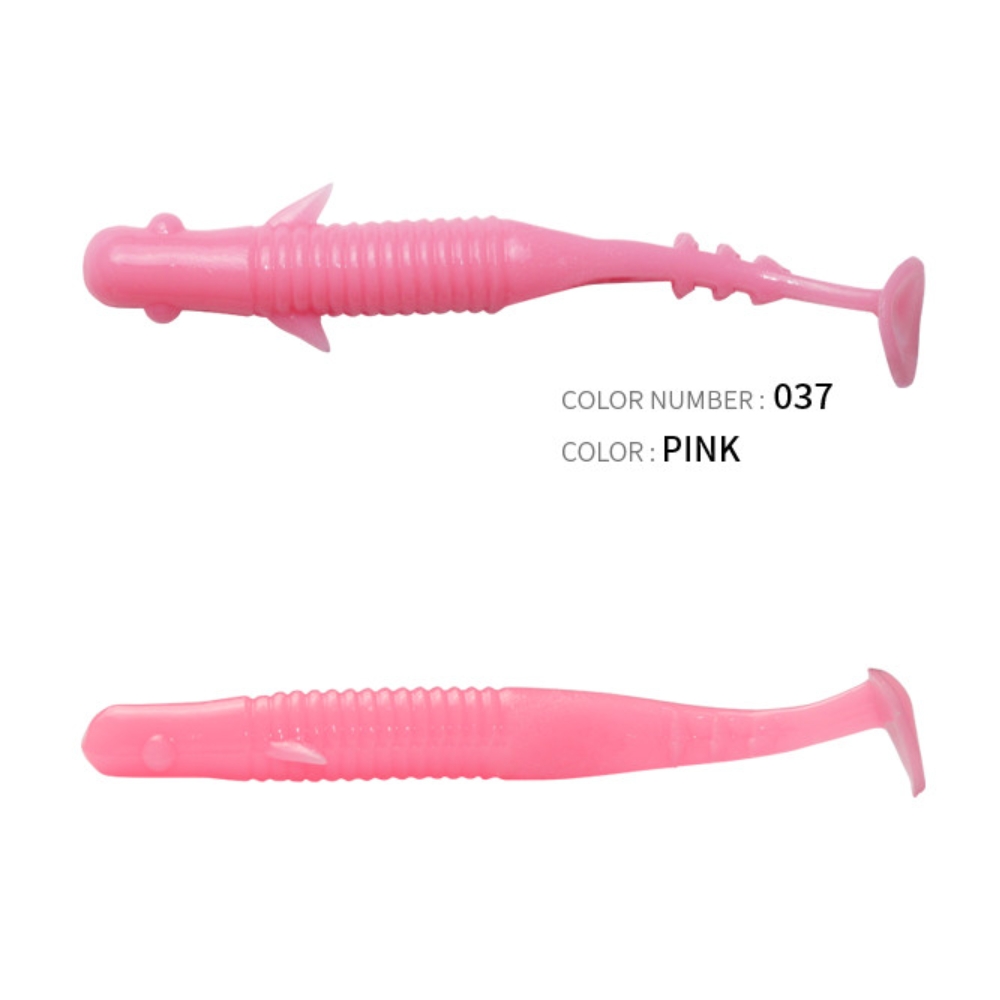 캣츠크로우 엔젤릭쉐드 갈치웜 풀치웜 점농어 037 핑크, 6.3cm(2.5인치) - 상세 이미지 2