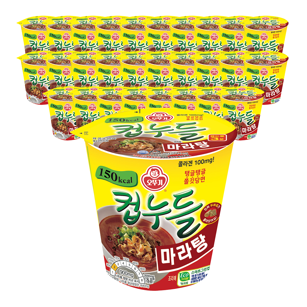 오뚜기 컵누들 마라탕 44.7g, 30개 - 상품 이미지