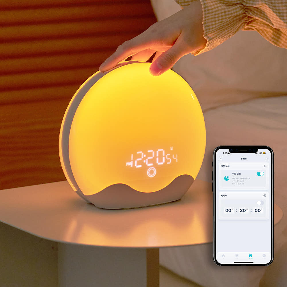 디얼 IoT 앱호환 미라클모닝 알람시계 양면 무소음 LED 탁상시계 가격 비교 디얼 브랜드스토어 디얼 IoT 앱호환 미라클모닝 알람시계 양면 무소음 LED 탁상시계
