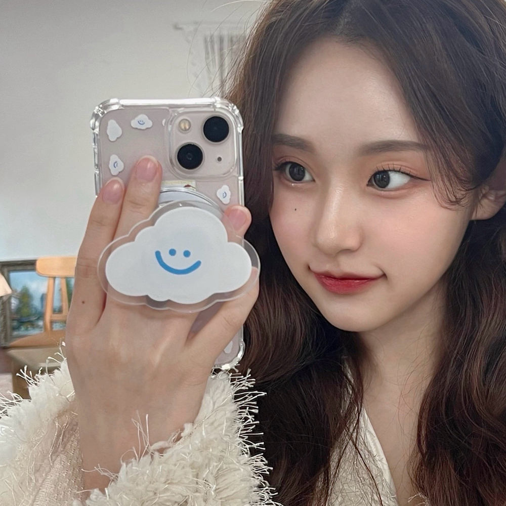 168cm 맥세이프 그립톡자석 스마일 구름 - 상세 이미지 2