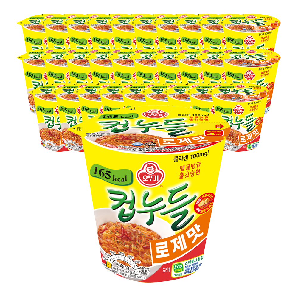 오뚜기 컵누들 로제맛 49.8g, 30개 - 상품 이미지