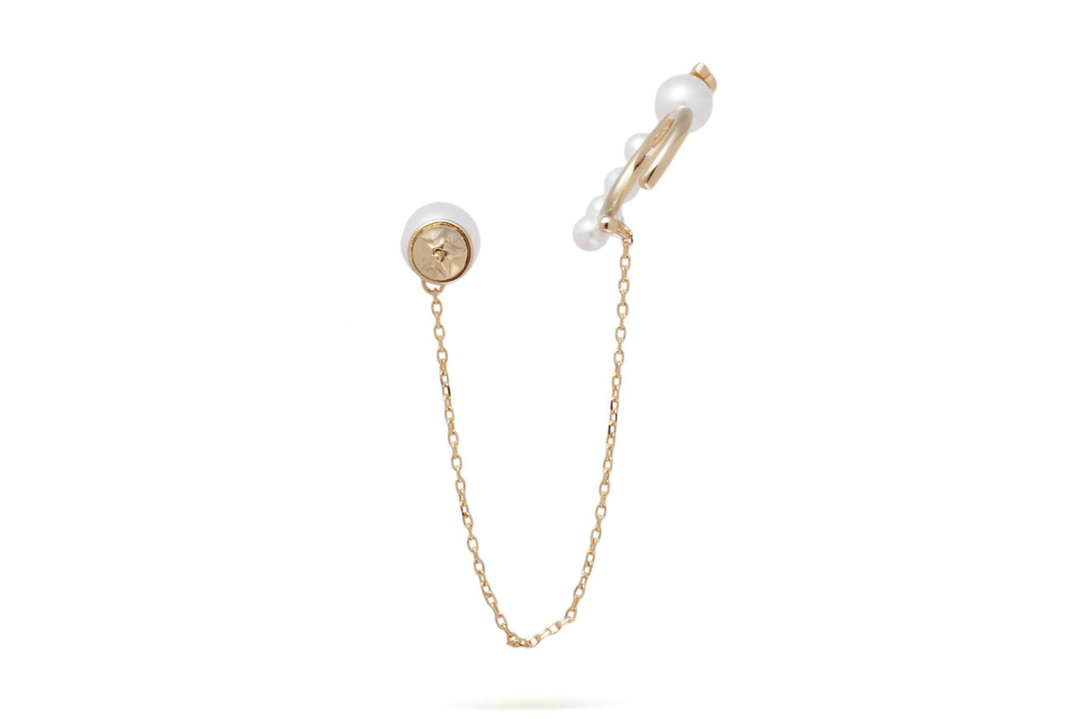 베이프 우먼즈 귀걸이 BAPY DROP LOGO EAR CUFF 1월 2주차 신상 YL20-282-311 - 상세 이미지 4