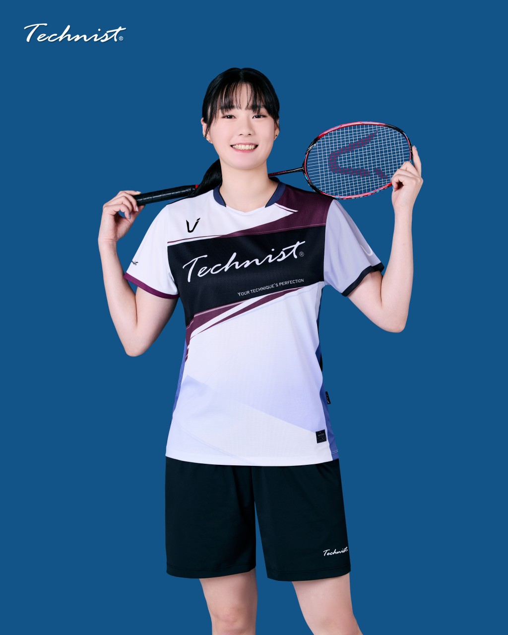 테크니스트 아울렛 TNT5516 반팔 티셔츠 게임웨어 배드민턴 탁구 스쿼시 스포츠웨어 - 상세 이미지 2