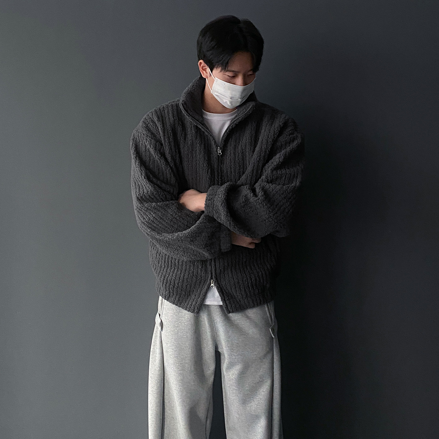 양털후리스 양털자켓 기모후리스 남자퍼자켓 - 상세 이미지 2