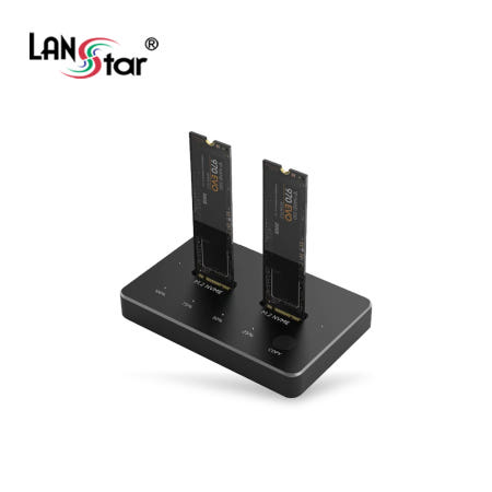 NVMe M.2 SSD 듀얼 도킹 스테이션 복사기 LS-NVDOC