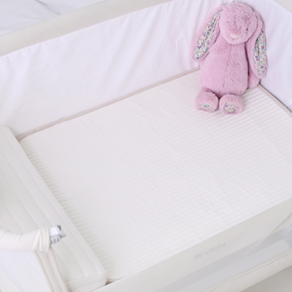 베이비소풍 논슬립 아기 방수 패드 / 60수 순면 방수요 신생아 침대