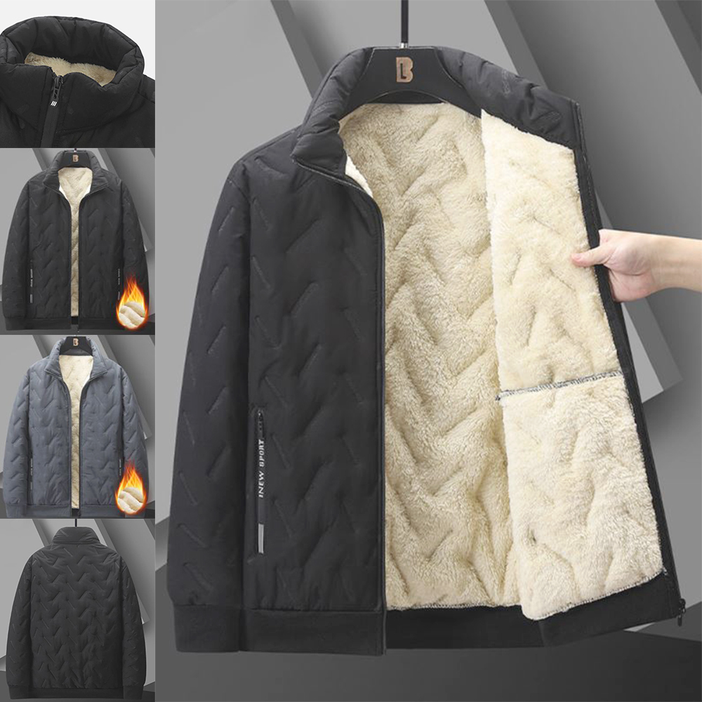 남성 융털 점퍼 따뜻한 남자 기모 집업 양털 보온 패딩