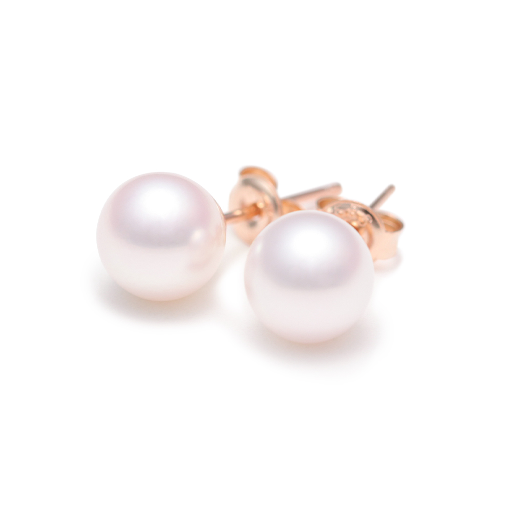 14K 18K 단아한 아코야 해수 진주귀걸이 8.5mm 9mm AAA+(감정서 포함)