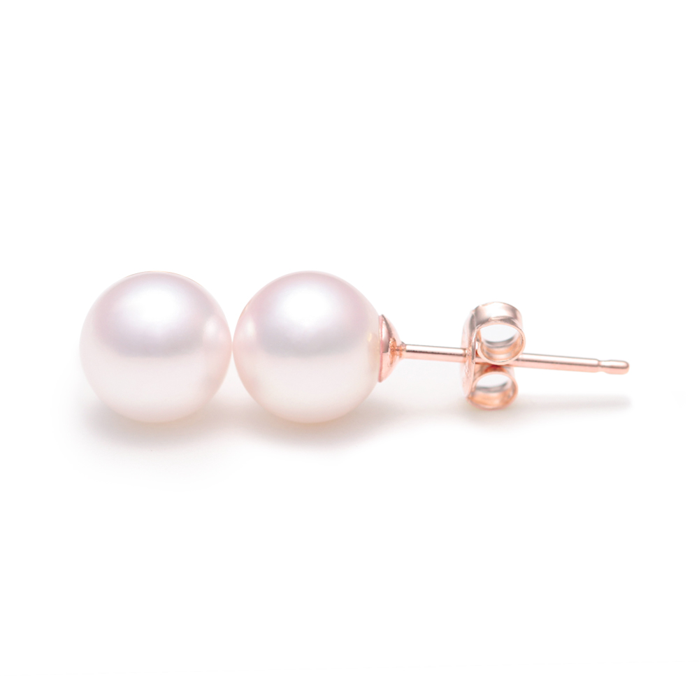 14K 18K 아코야 해수 진주귀걸이 4MM 10MM 진주 감정서 포함 - 상세 이미지 5