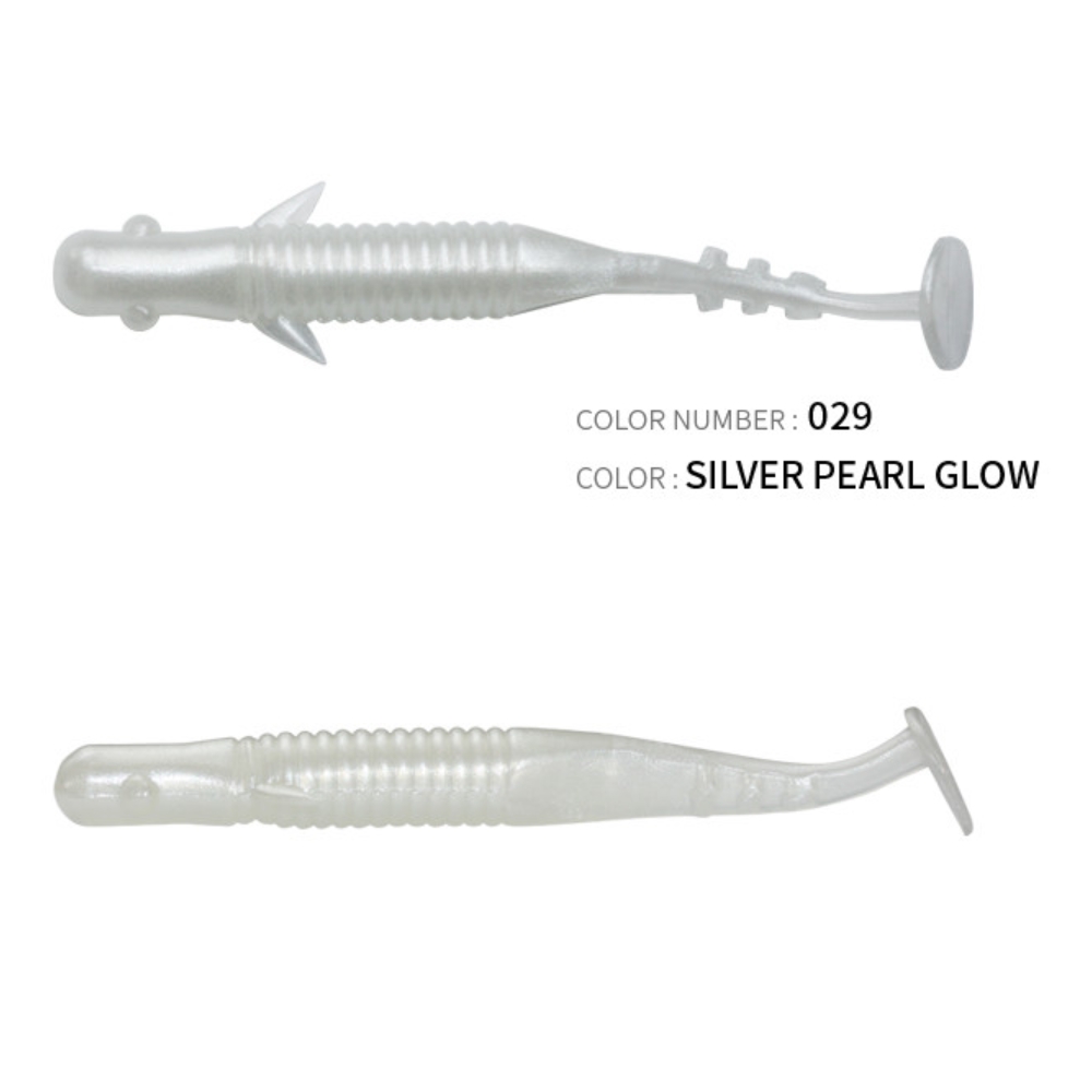 캣츠크로우 엔젤릭쉐드 갈치웜 풀치웜 점농어 029 실버펄 글로우, 7.6cm(3인치) - 상세 이미지 2