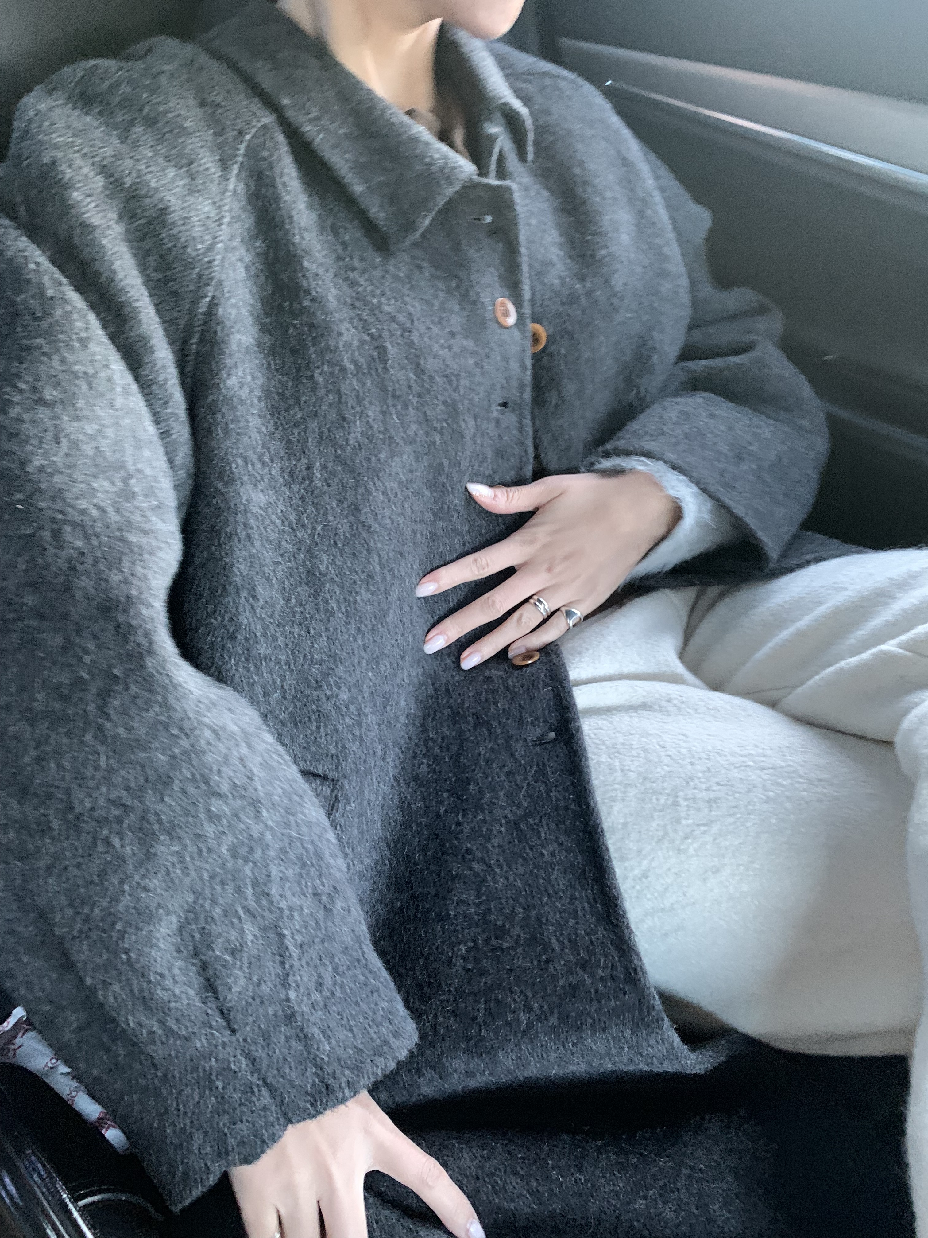 wool 100) catchy hm coat 상세 이미지 14