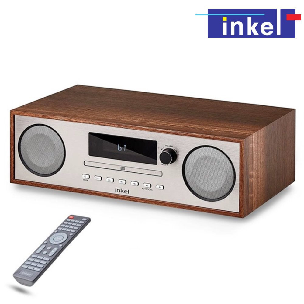 인켈 IK-A363CD 블루투스 우드 클래식 미니 CD 오디오 올인원
