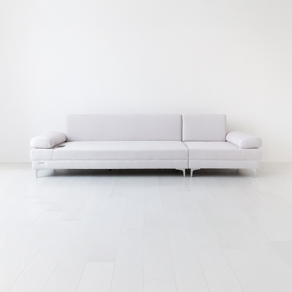 ONDOR 패브릭 흙소파 4인 코모도 라이트그레이