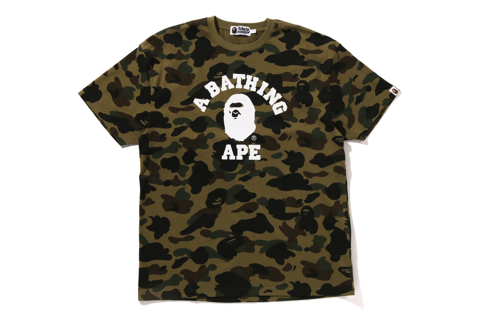베이프 우먼즈 반팔티 1ST CAMO COLLEGE OVERSIZED TEE 1월 2주차 신상 1L30-209-002 - 상세 이미지 2