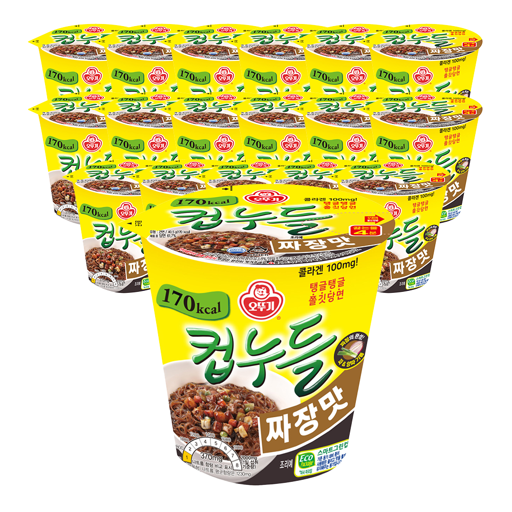 오뚜기 컵누들 짜장맛 40.5g, 18개 - 메인 이미지