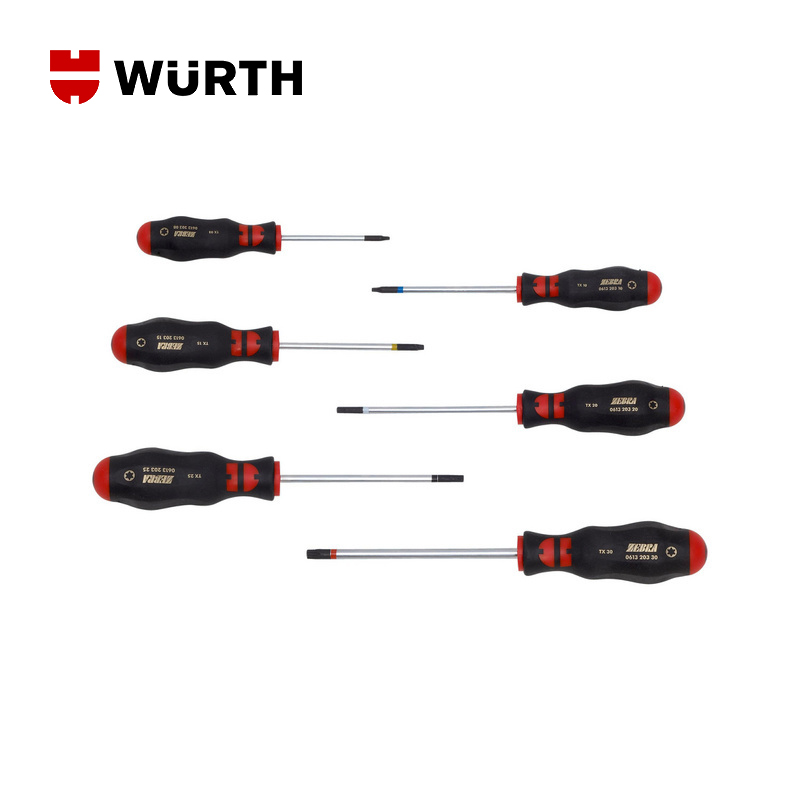 [공식몰]WURTH 뷔르트 스크류 드라이버 세트 6PCS TX - 상품 이미지