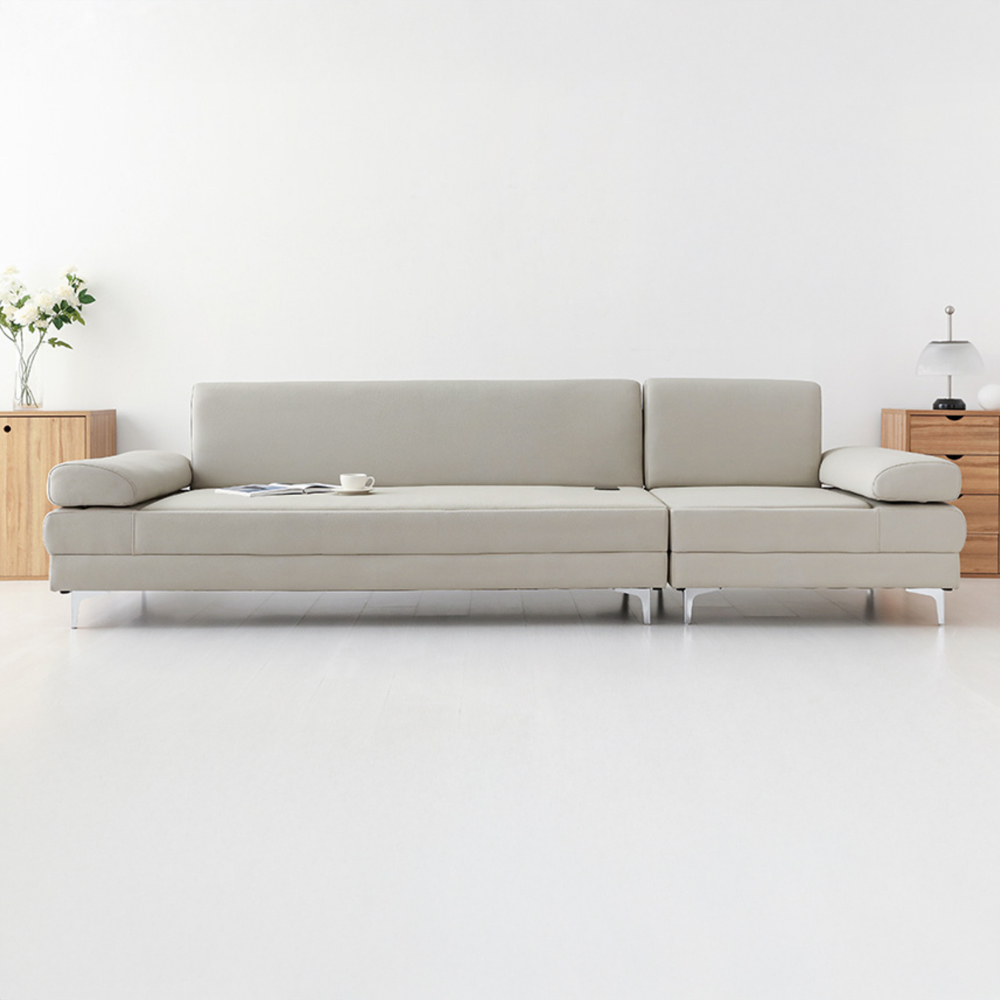 ONDOR 흙소파 4인 라이트그레이