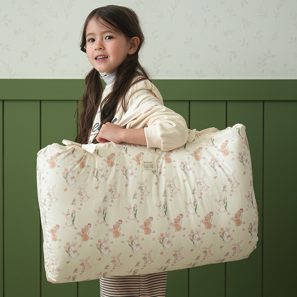 올포홈 누빔 사계절 어린이집 낮잠이불 두툼한 낮잠 패드 입소준비물 버니베어 건조기 사용