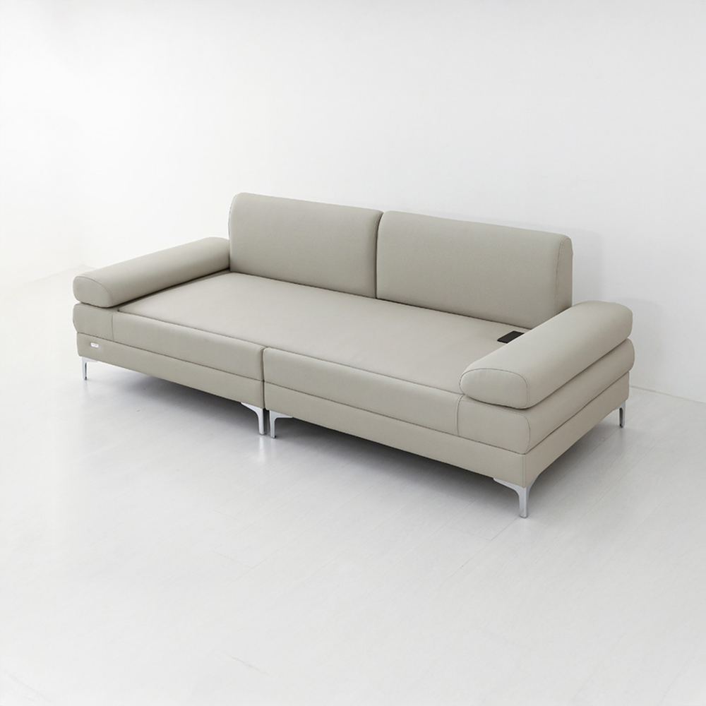 ONDOR 흙소파 3인 라이트그레이