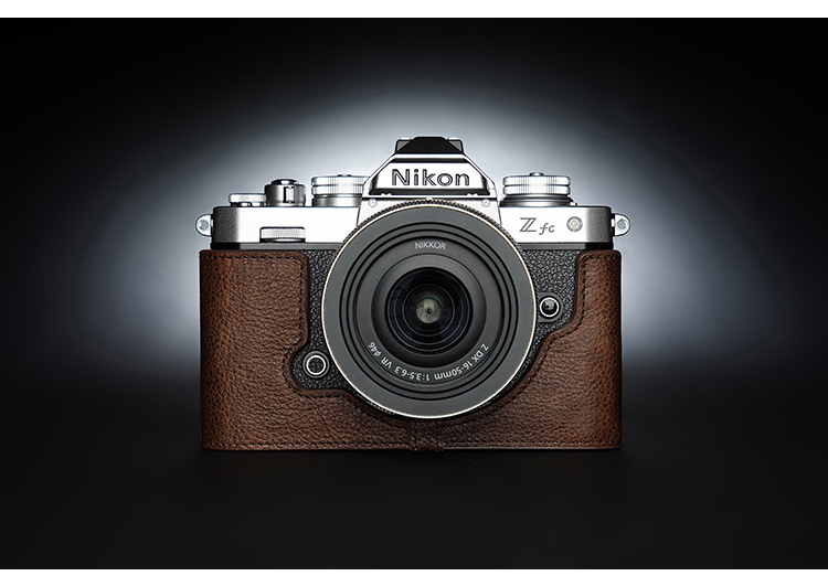 니콘 ZFC NIKON ZFC 카메라 속사 하프 가죽 케이스 - 상세 이미지 4
