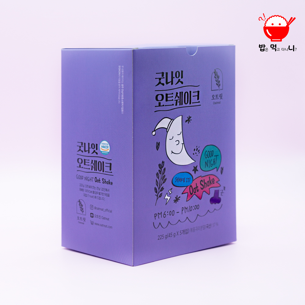 아침대용식 원픽 국산 선식 귀리쉐이크 한끼 식사대용 간편식 혼합비타민제 첨가 굿모닝 굿나잇 - 상세 이미지 4