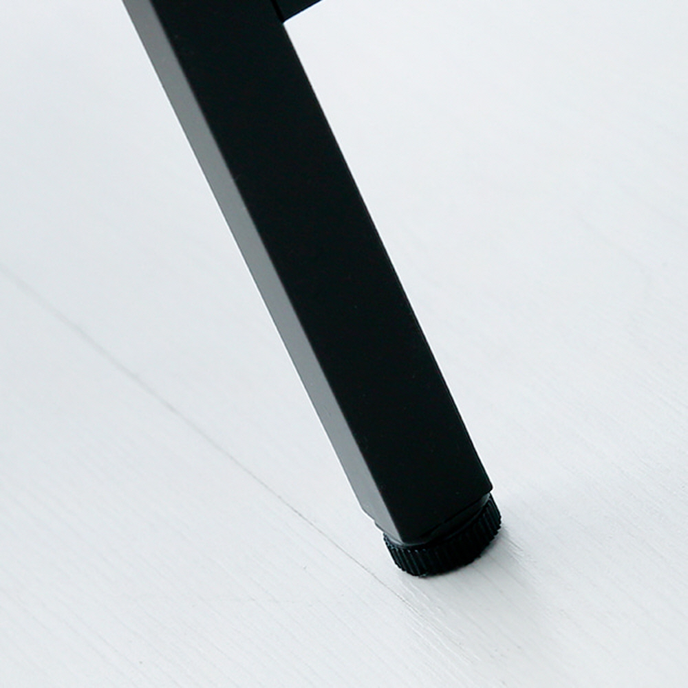 TETOS 책상 10036 1000mmx360mmx740mm, 블랙 9104.1034