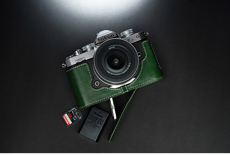 니콘 ZFC NIKON ZFC 카메라 속사 하프 가죽 케이스 - 상세 이미지 5