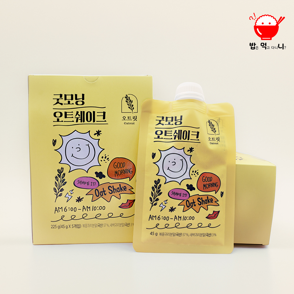 아침대용식 원픽 국산 선식 귀리쉐이크 한끼 식사대용 간편식 혼합비타민제 첨가 굿모닝 굿나잇 이미지 7